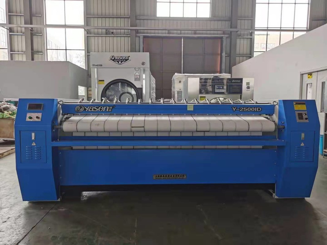 9 M/Min High Speed Flatwork Ironer Machine For Laundry Shop