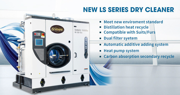 Diameter 800mm Low Noise Level Union Perchloroethylene Dry Cleaning Machines With C2Cl4 Solvent