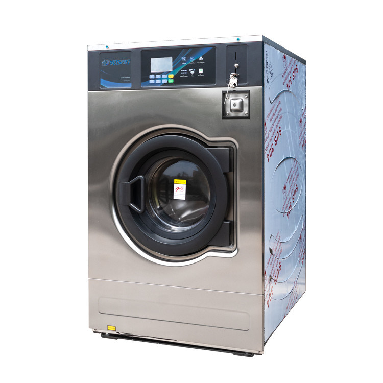 Stainless Steel 304 Coin Washing Machine for Laundry Business in Hotels and Hospitals