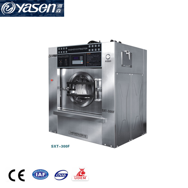 380V Voltage Commercial Laundry Washer-Extractor for Clean-In-Place CIP Cleaning