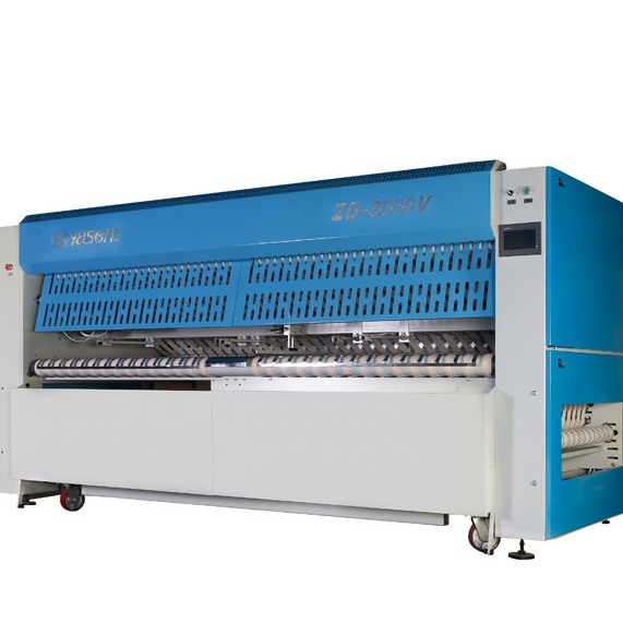 Hotel Bed Sheets Folding Machine Maximum Folded Width 3000mm and 5/32 Folds Fold/Layer