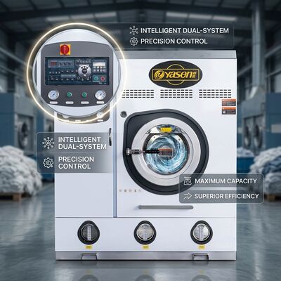 Power Saving Commercial Suit Dry Cleaning Machines 8-12kg Fully Automatic Perc Dry Cleaning Machine